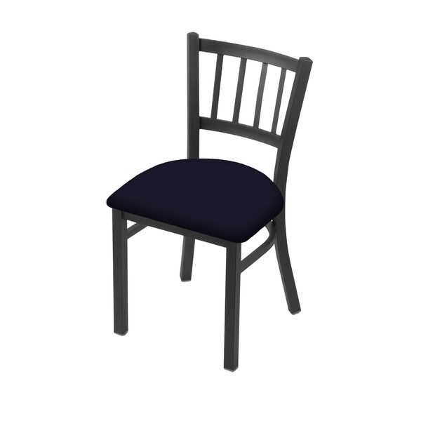 610 Contessa 18" Chair with Pewter Finish and Canter Twilight Seat